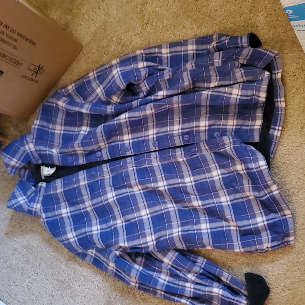 L.L. Bean fleece lined flannel